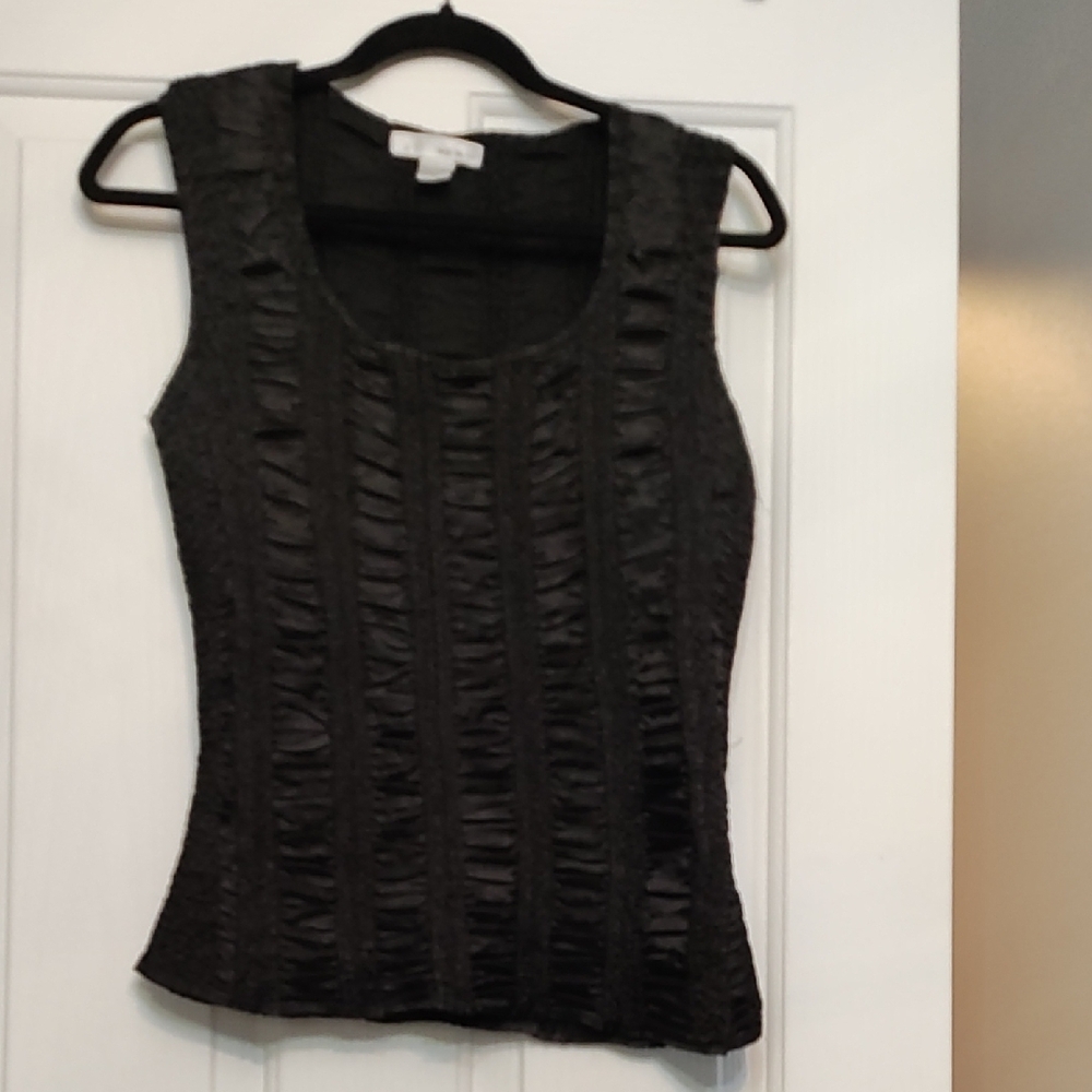 Elegant Black Sleeveless Top